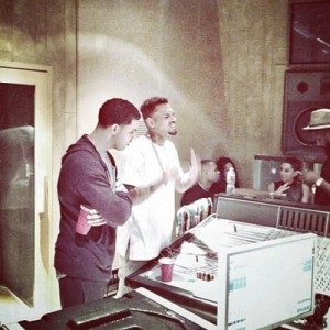 drake-chris-brown-studio