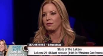 Jeanie Buss thinks anyone who is afraid of playing with Kobe is a loser [video]