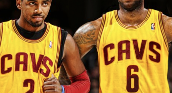 LeBron James and Kyrie Irving reportedly exchanged words after Blazers loss