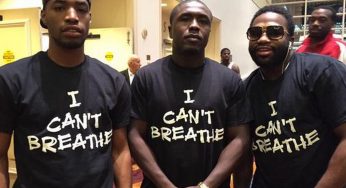 Boxers Adrien Broner and Andre Berto in “I Can’t Breathe” t-shirts [Photo]