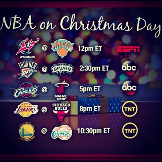 NBA Christmas Day Game Schedule Jocks And Stiletto Jill