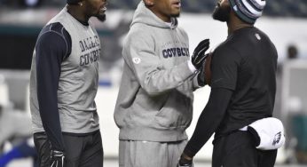 Dez Bryant and Malcolm Jenkins get chippy before Cowboys vs. Eagles [Video]