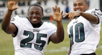 LeSean McCoy imitates ex-teammate DeSean Jackson calling for the ball [Video]