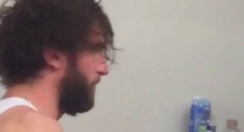 Clippers Spencer Hawes whips his hair back and forth after win over Blazers [Video]
