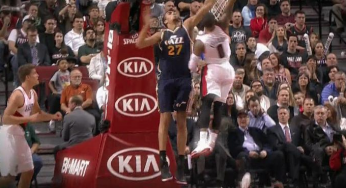 Dunk of the Night: Damian Lillard over Jazz’s Center Rudy Gobert [Video]