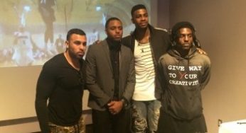 Blazers Dorell Wright and Wife Host Scrapes and Gravel pop Up Shop at All-Star