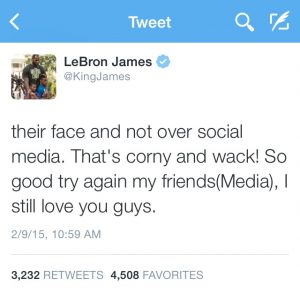 Lebron tweet 2