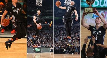 Zach Levine and Steph Curry show out for All-Star Saturday Night [Video]