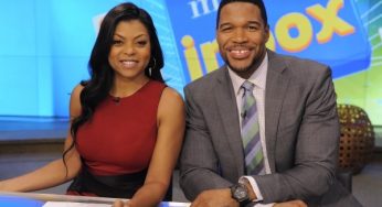 Michael Strahan Does Pushups With Taraji P. Henson On His Back [Video]