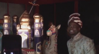 Adrian Peterson Celebrates 30th Birthday With Arabian Theme Party [Video]