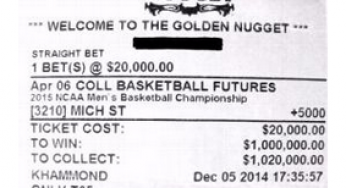 NCAA Tournament: Million-Dollar Bet On MSU Might come through For Vegas Casino Owner