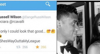 Love Notes: Russell Wilson Says He’s “Lucky” And “Blessed” To Have Ciara