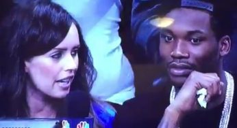 Meek Mill Gets Asked About Drake Beef At 76’ers Game