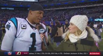 Cam Newton Gives Another MVP Performance Against NY Giants
