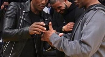 Drake, Tyrese and Denzel Washington Flick Up at Lakers vs. Thunder