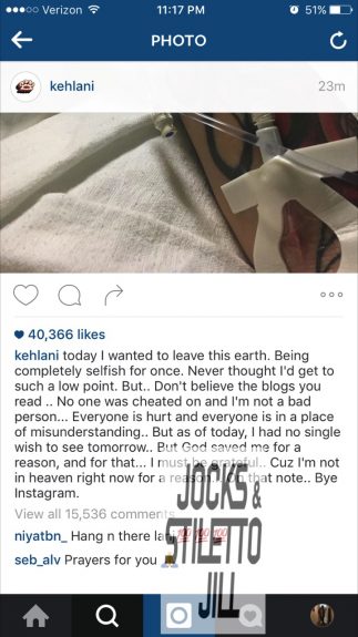 Kehlani=hospital