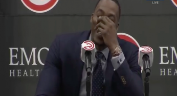 Dwight Howard Gets Emotional During His Hawks Introduction Press Conference