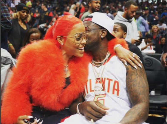 Gucci Mane Proposes To Keyshia Kaoir At Hawks Pelicans Game Jocks And Stiletto Jill 
