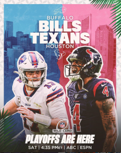 NFL 2020 Wild Card match Bills vs Texans